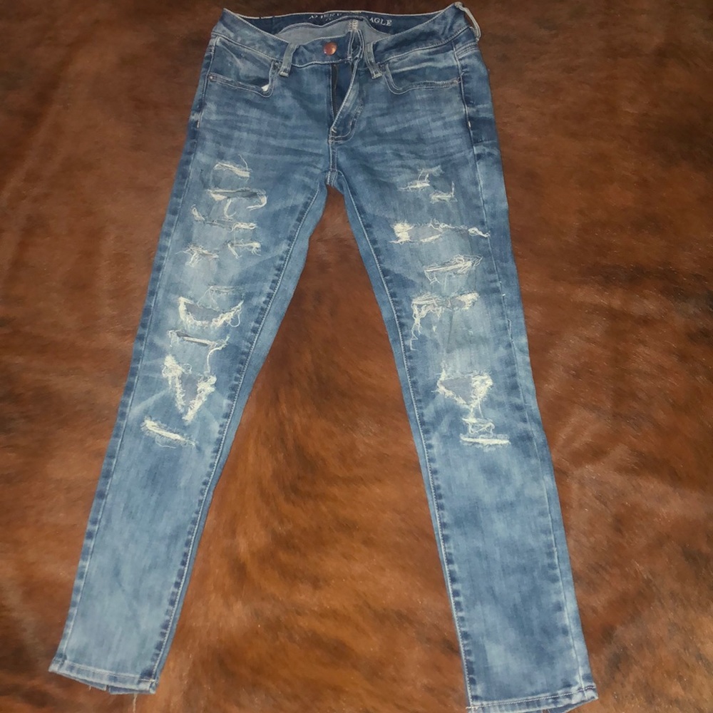 American Eagle distressed jeans